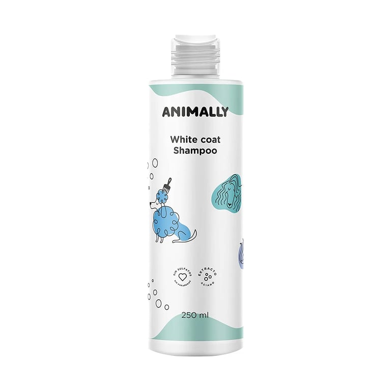 Champú Pelo Blanco Para Perros Y Gatos