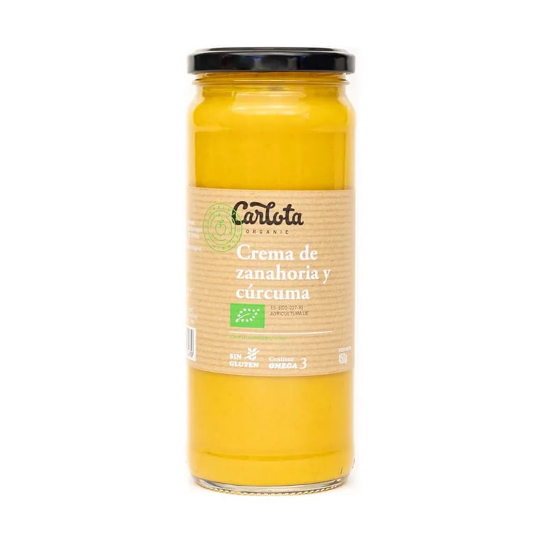 Crema De Zanahoria Y Cúrcuma