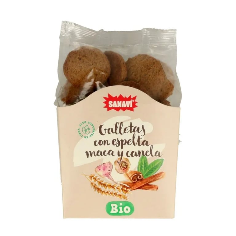 Galleta Espelta Maca y Canela