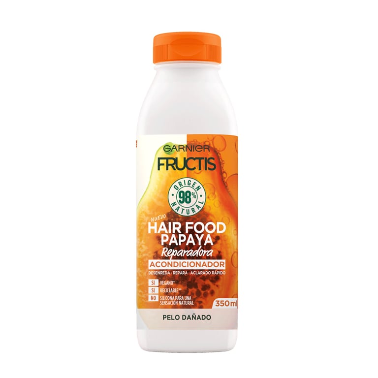 Fructis Hair Food Papaya reparierender Conditioner 350 ml von Garnier - imagen 5 de 12