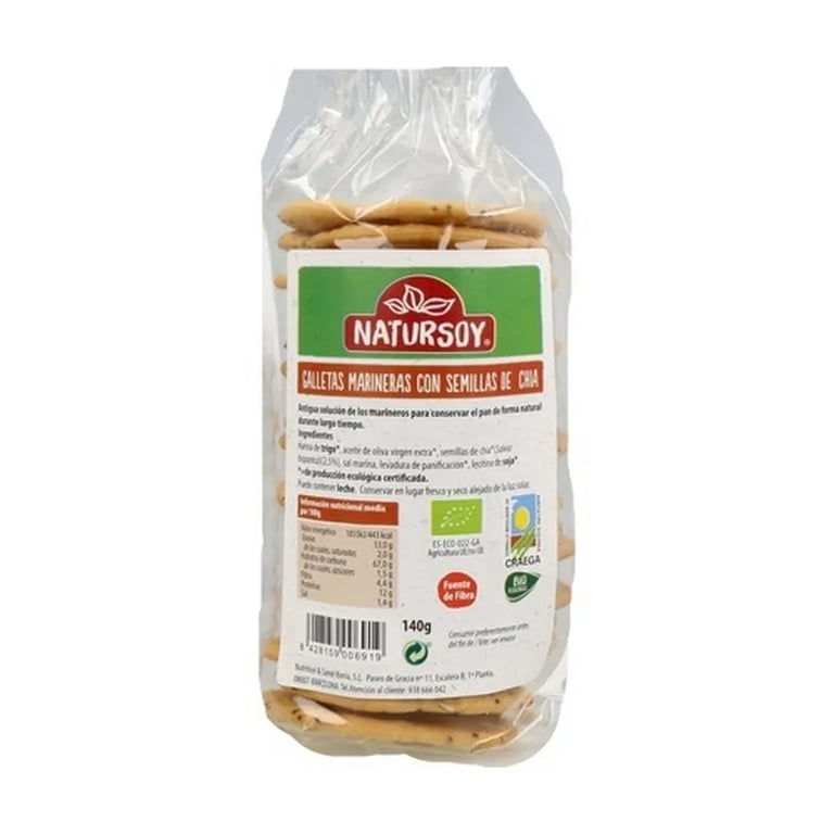 Biscuits Salés Marins Chia Bio