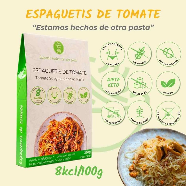 Tomaten-Spaghetti 270g von The Konjac