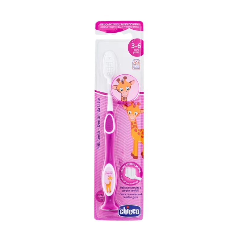 CEPILLO DENTAL 3-6 AÑOS ROSA