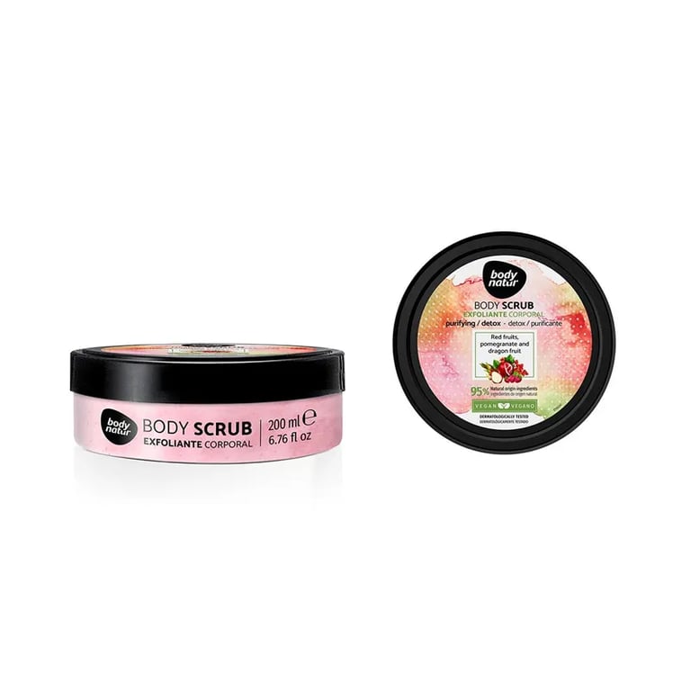 Body Scrub Exfoliant Corporel Fruits Rouges Grenade Et Fruit Du Dragon