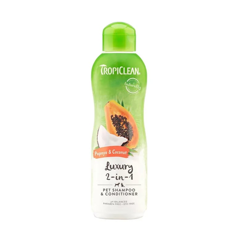Luxury 2 In 1 Pet Shampoo Conditioner Papaya Coconut
