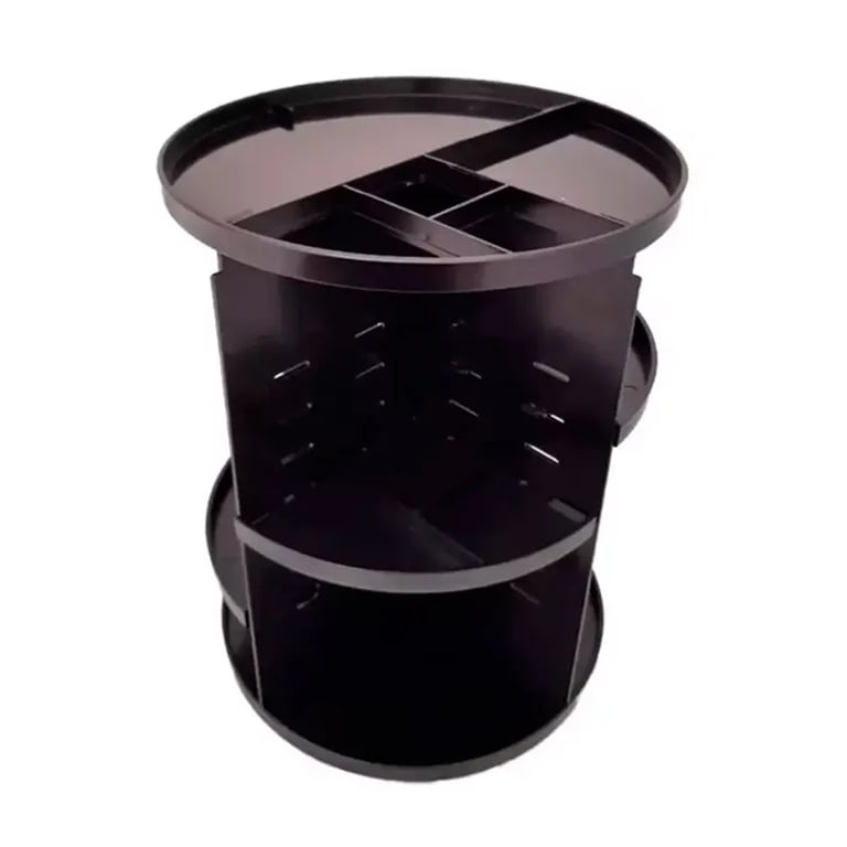 Organizador Maquillaje Giratorio #Negro