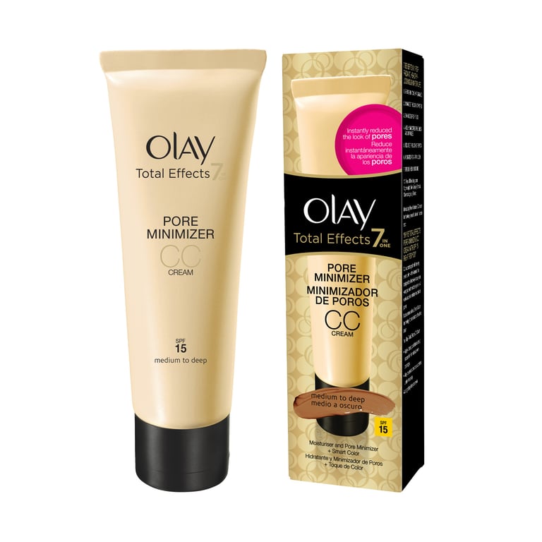 Total Effects Cc Minimizador Poro Spf15 #Medio-Oscuro 50 ml de Olay