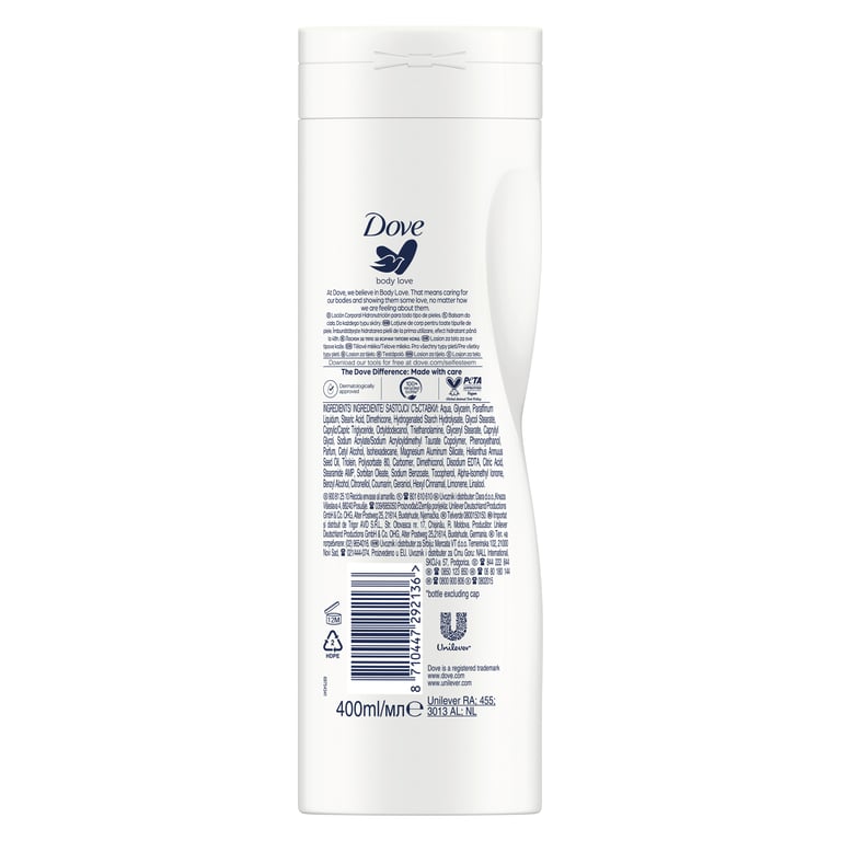 Hidronutrición Loción Corporal Piel Normal 400 ml de Dove