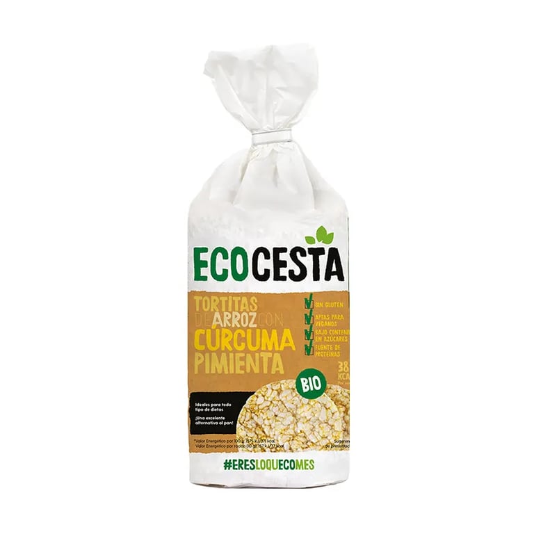 Tortitas De Arroz Con Cúrcuma Y Pimienta Bio