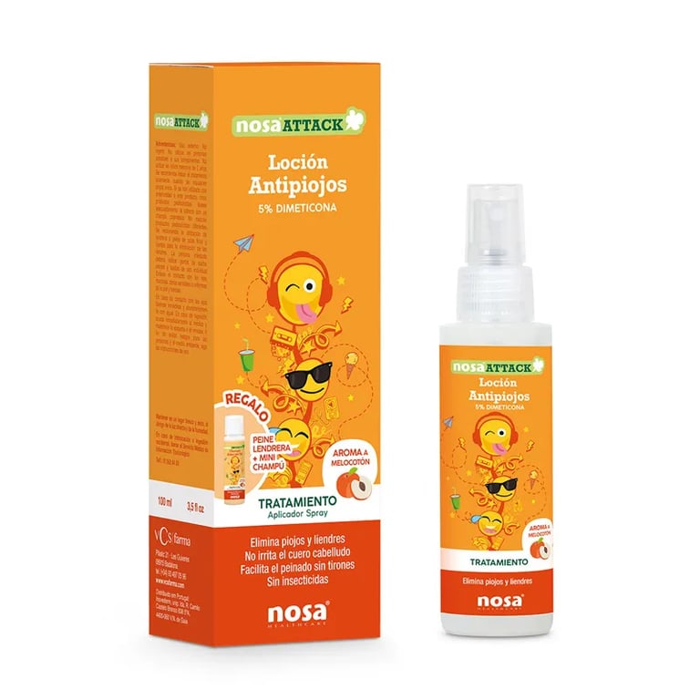 Lozione Antipidocchi 5% Dimeticone Pesca+ Regalo