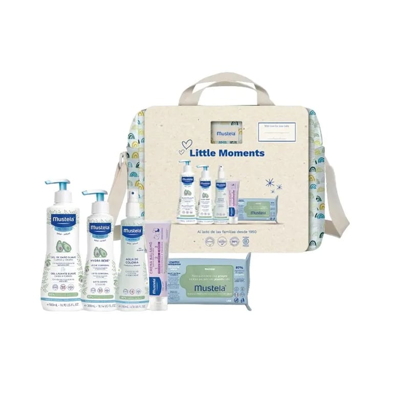 Sac Little Moments Arc-en-ciel 5 Pièces Gel Douche Doux 500 ml