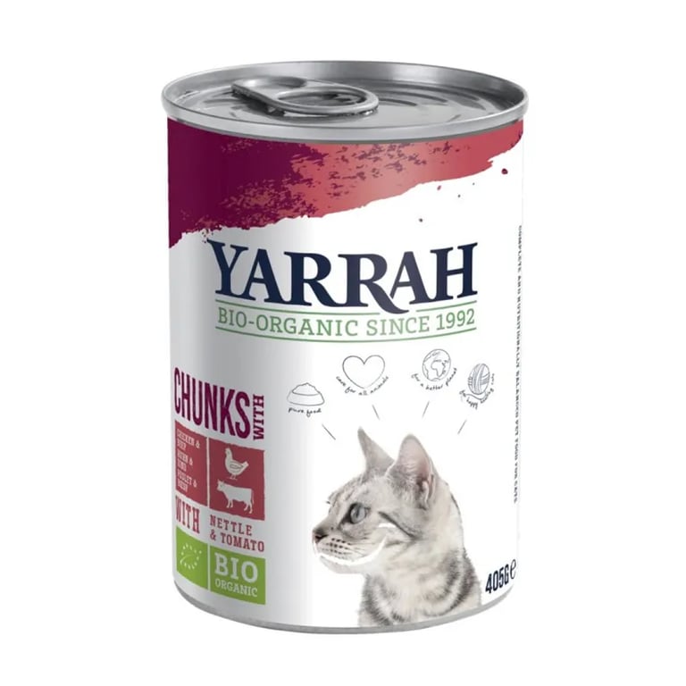 Paté Con Trozos De Pollo Y Ternera Para Gatos Bio