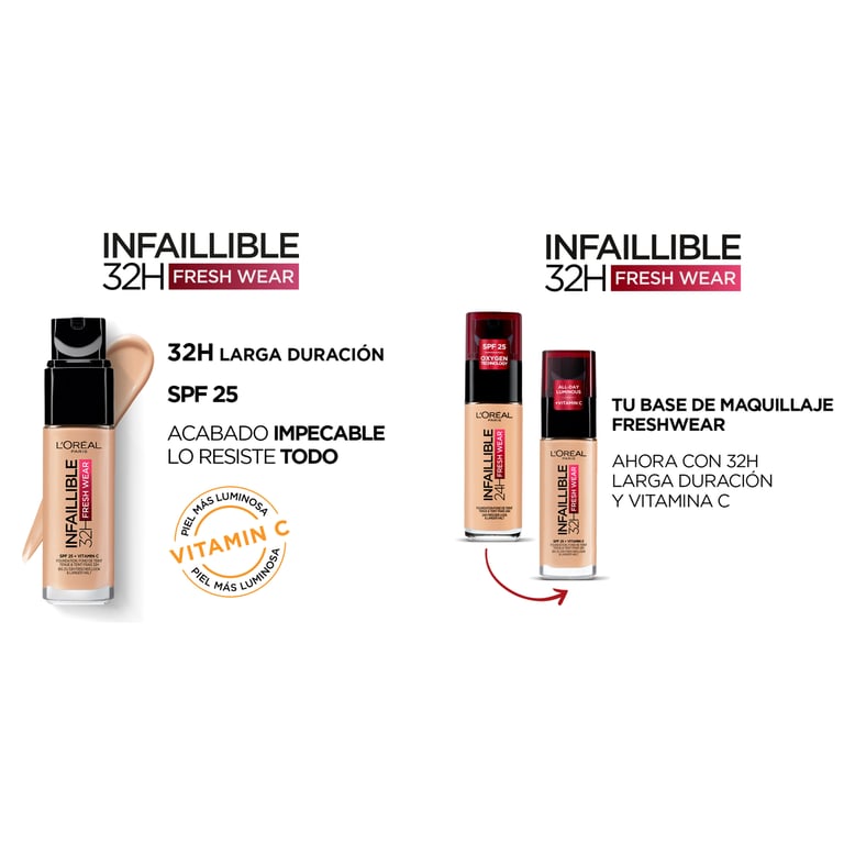 Infaillible 24h fresh wear foundation #110-rose vanilla 30 ml da L'Oreal Make Up