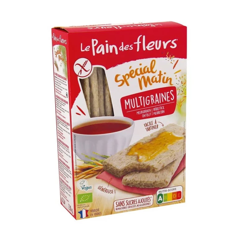 Pan Crujiente Bio Multicereales Special Matin Sin Gluten