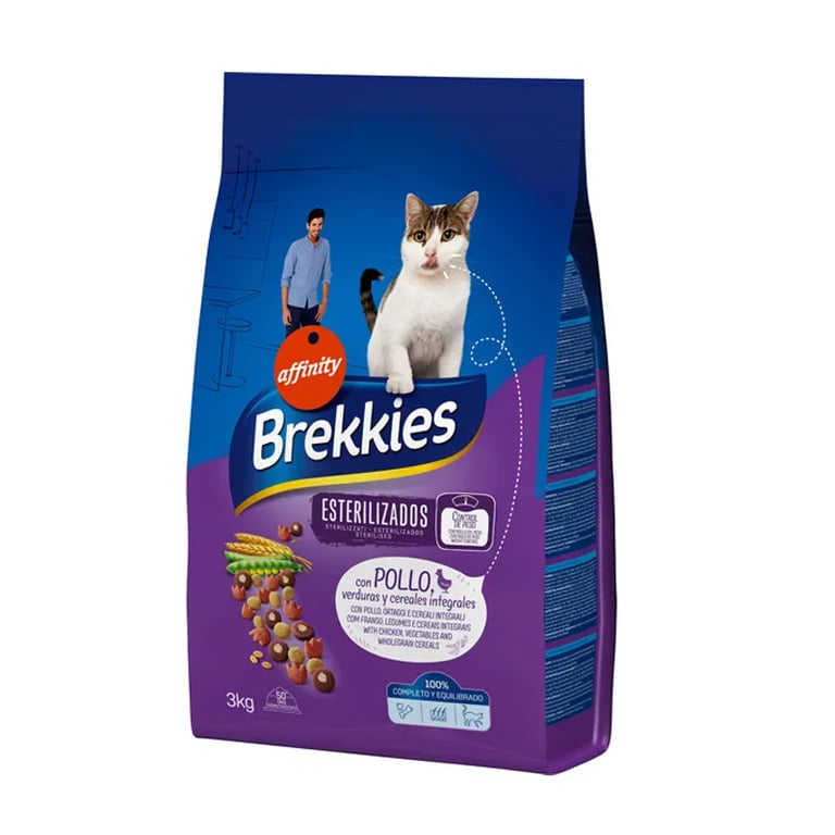 Brekkies Comida Para Gatos Esterilizados 3 Kg