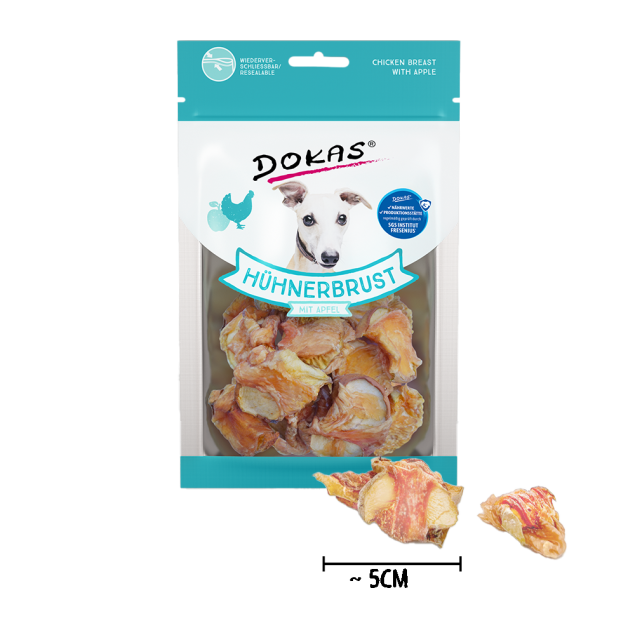 Pechuga de Pollo con Manzana Para Perros