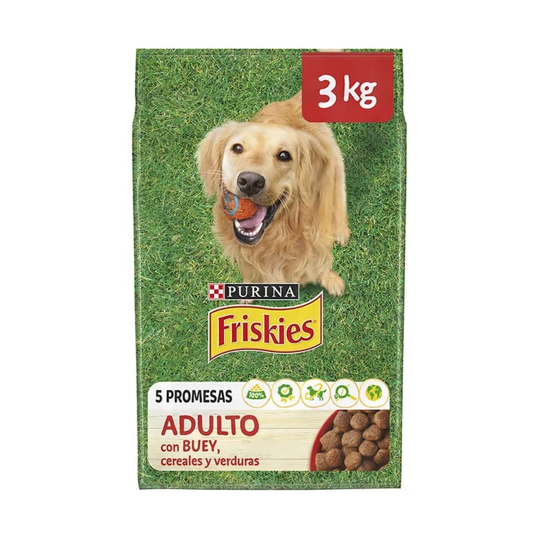 Perro Adulto Buey Con Cereales y Verduras 3 Kg