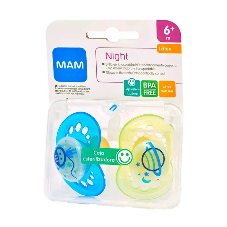 Mam Night Sucette Latex +6M