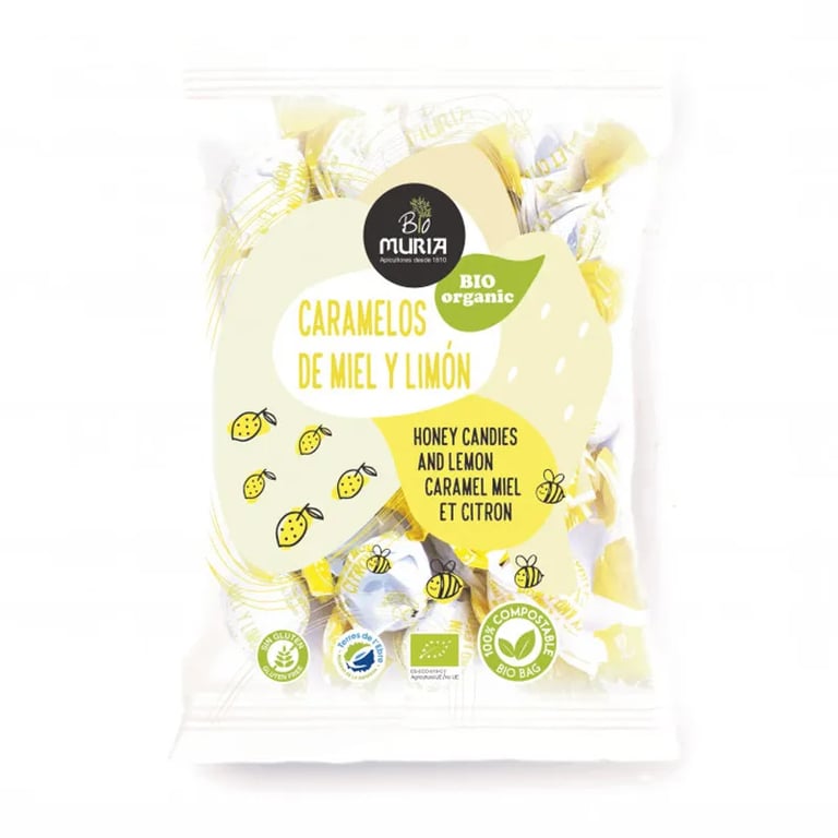 Bonbons Miel et Citron Bio