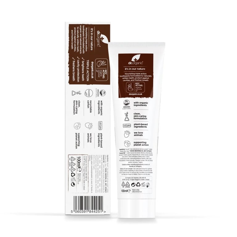 Pasta de Dientes Aceite Virgen de Coco - imagen 4 de 5