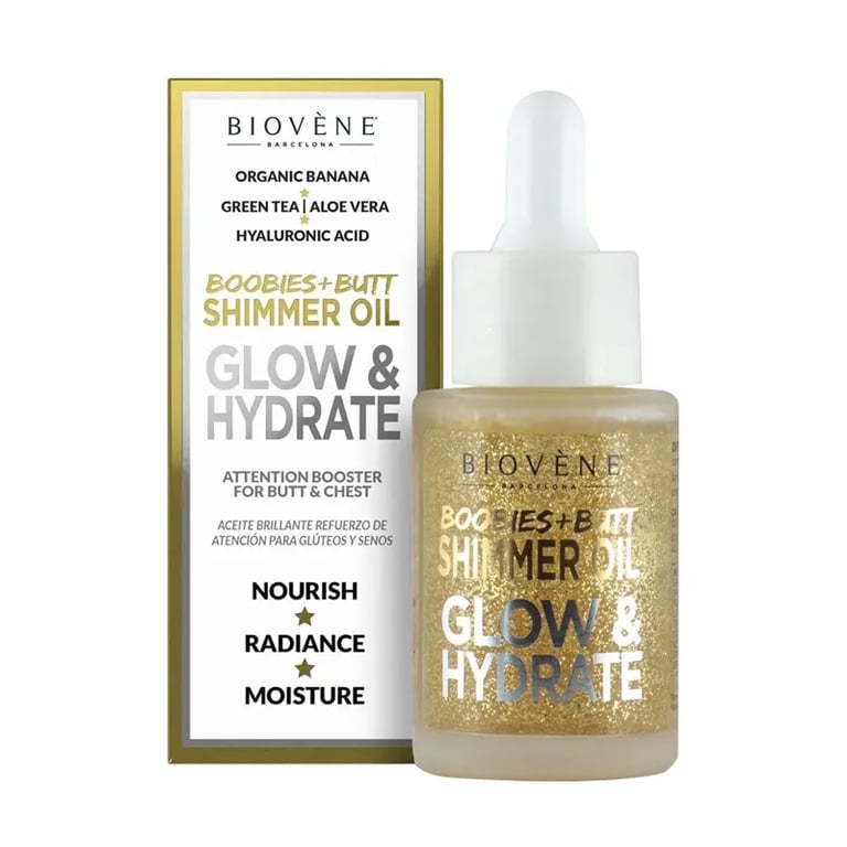 Boobies & Butt Shimmer Oil Glow & Hydrate