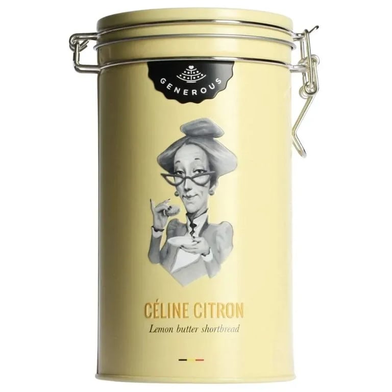 Galletas Celine Limón Lata
