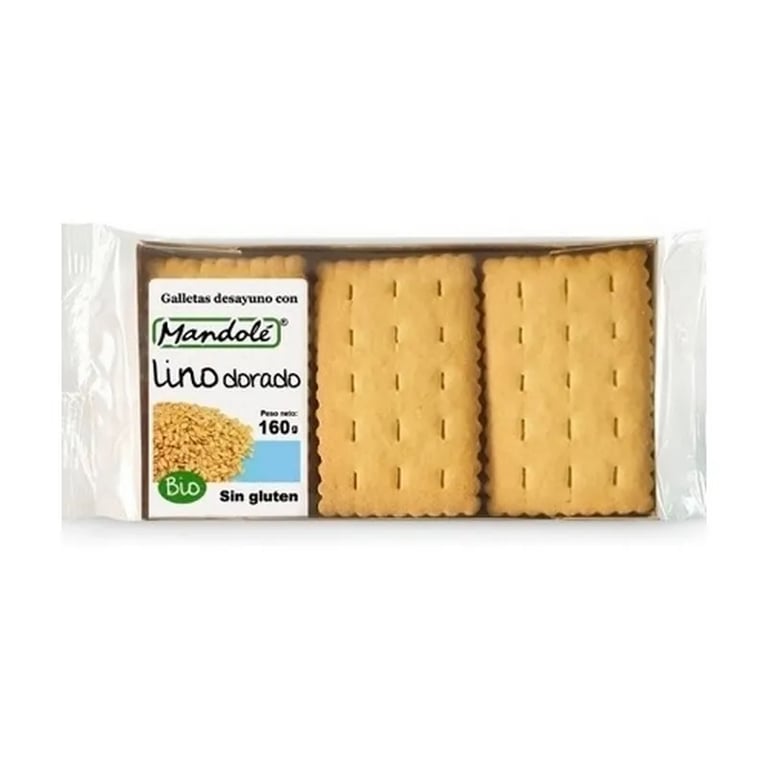 Galletas Desayuno Con Lino Dorado Sin Gluten
