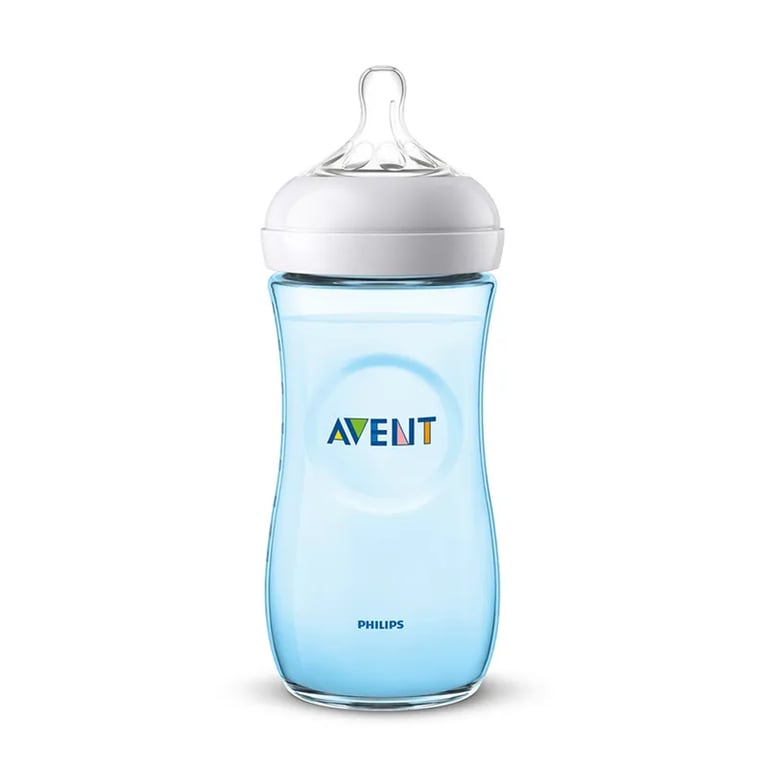 Biberon Naturale Valvola Anticoliche Azzurro 1M+