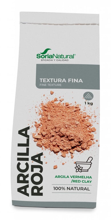 Arcilla Fina Roja 1Kg
