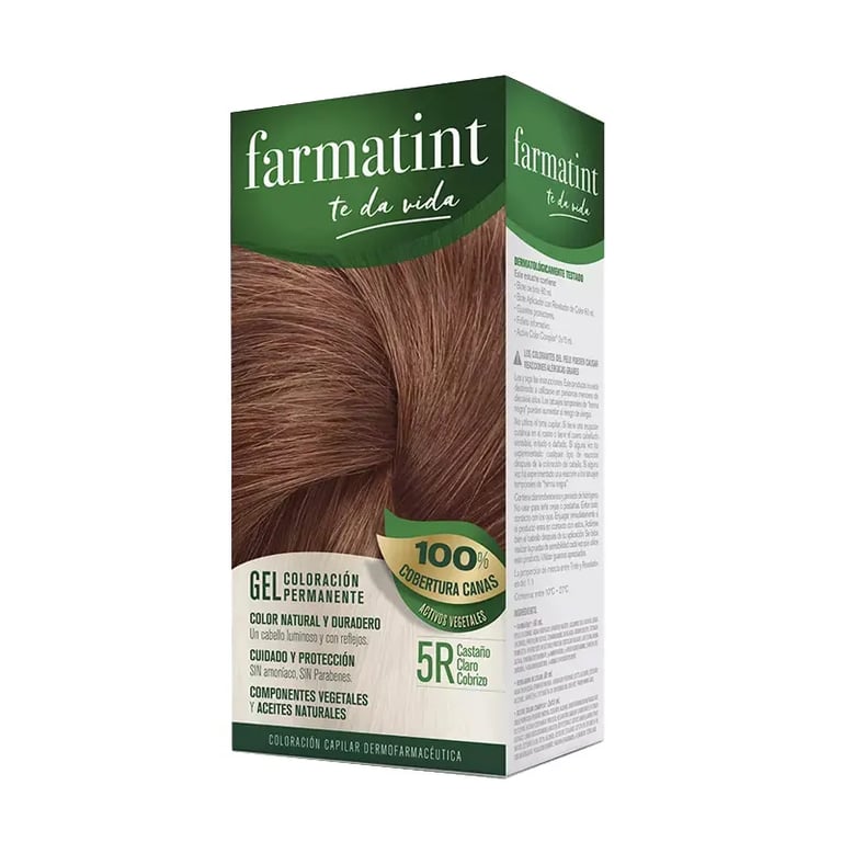 Farmatint Gel 5R licht kastanjebruin koperkleurig