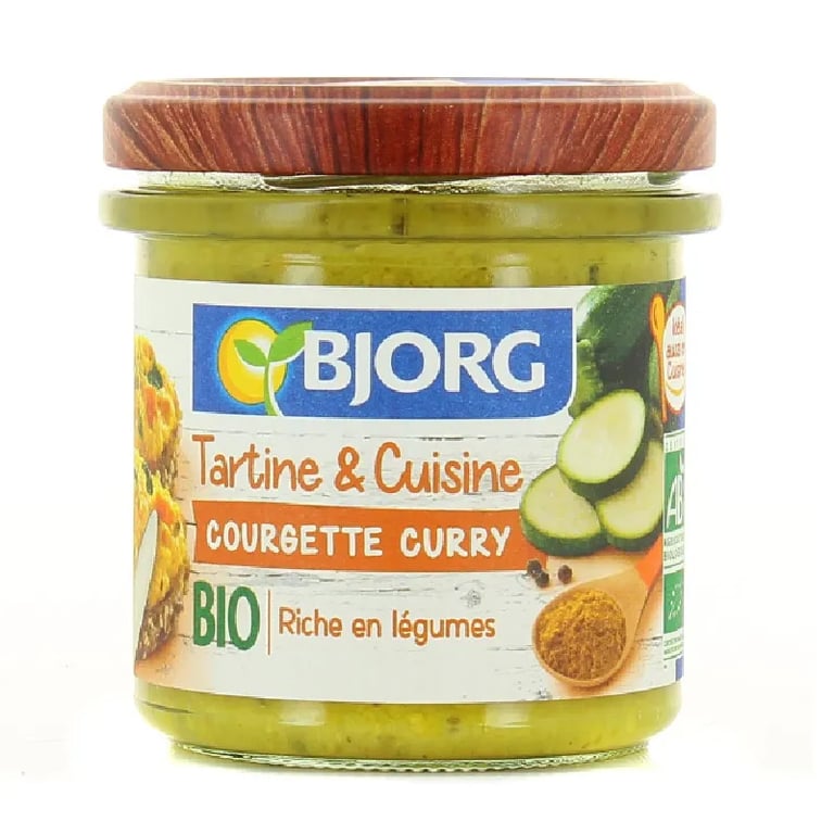 PATÉ VEGETAL VAN COURGETTE EN CURRY BIOLOGISCH