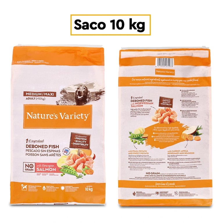 No Grain Hundefutter Lachs Medium/Maxi - imagen 7 de 15