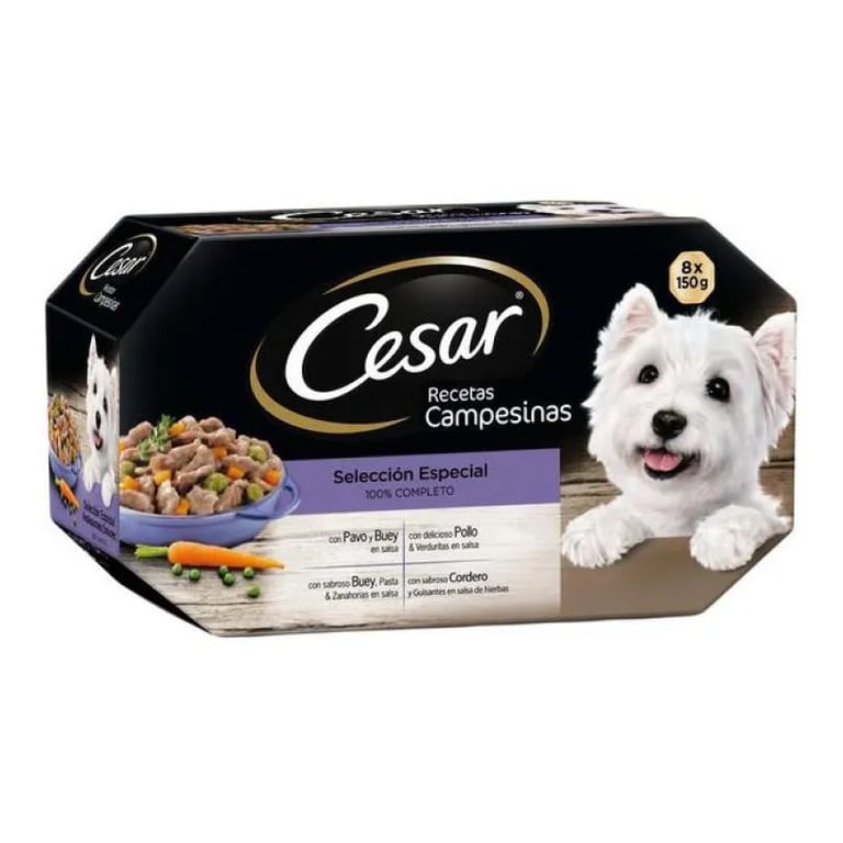 Pack Selección Recetas Campesinas 8 Tarrinas Para Perro 150g
