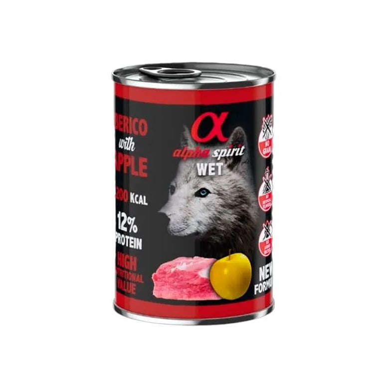 Comida Húmeda Perro Adulto Cerdo Manzana