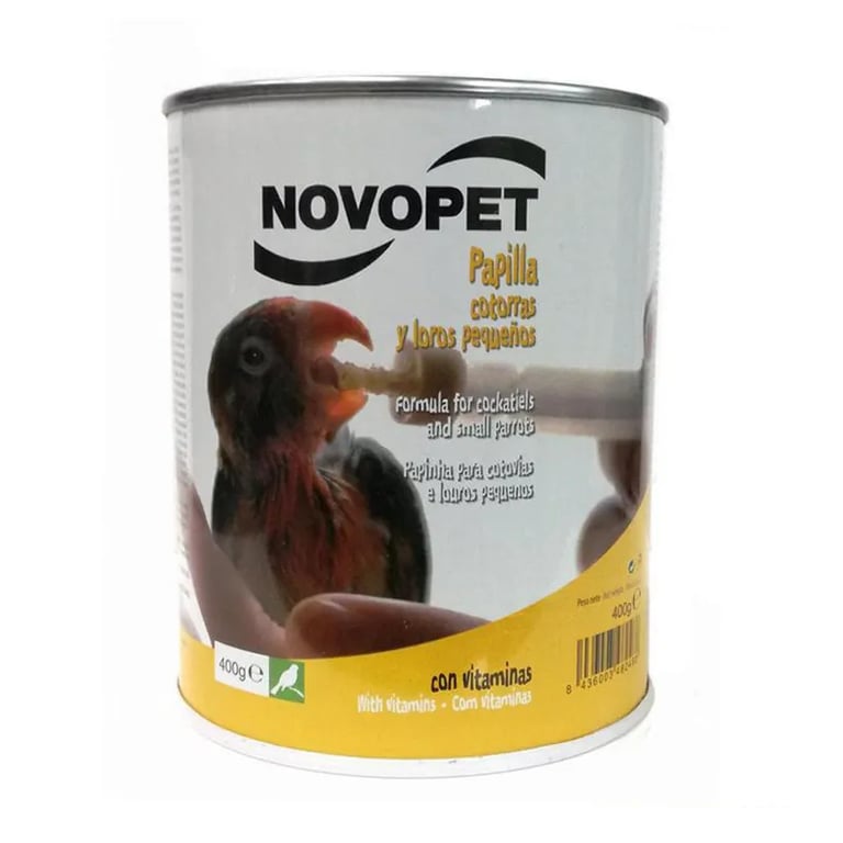 Papilla Cotorras y Loros Pequeños 400g