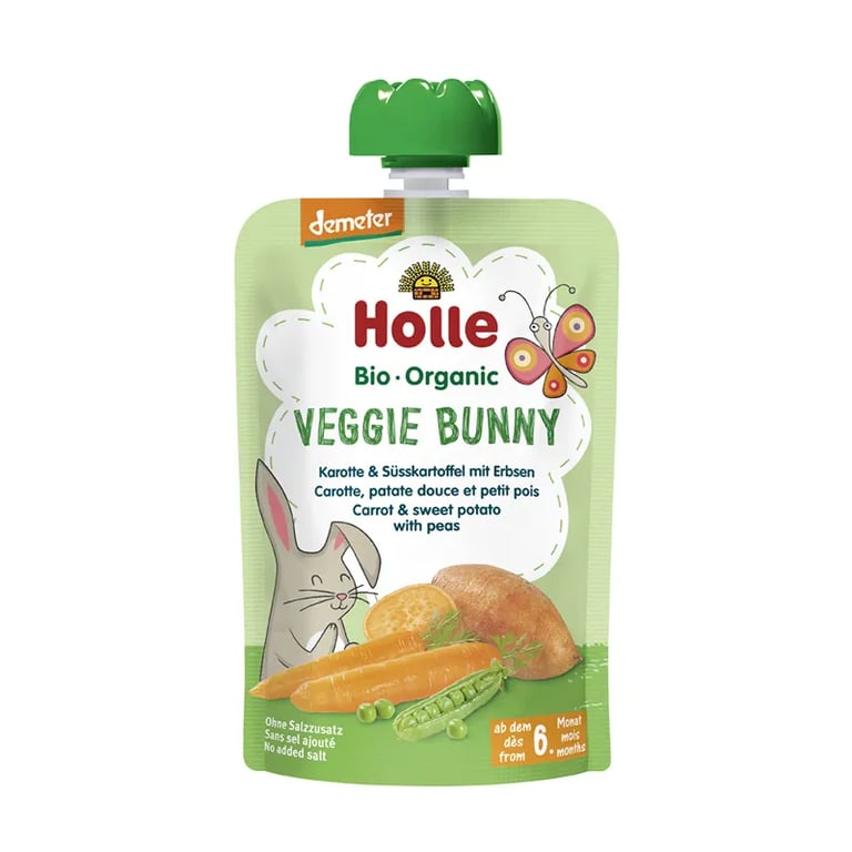 Puré De Zanahoria Boniato Y Guisantes 6 Meses Bio