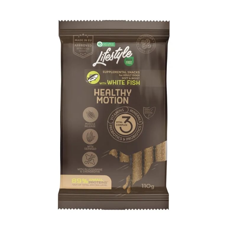 Snack Lifestyle Fitness Dog Adult Pesce Bianco