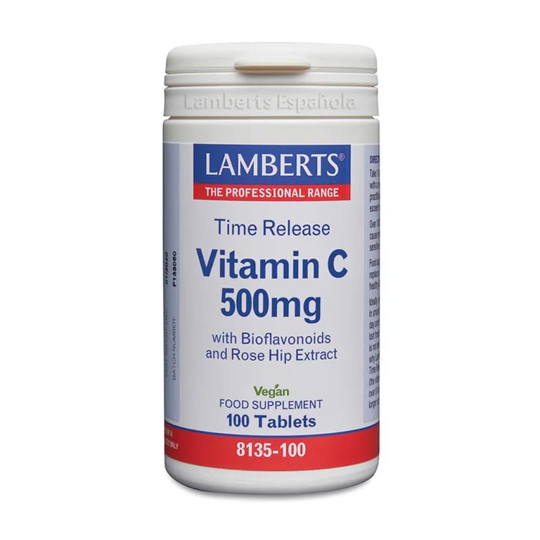 VITAMINE C 500 mg AUX BIOFLAVONOÏDES (Libération Prolongée)