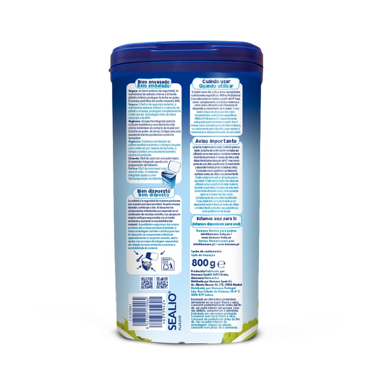 Miltina Probalance 2 800g de Miltina