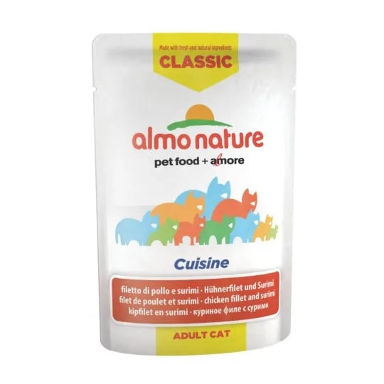 Adult Cat Classic Cuisine Filetto Di Pollo E Surimi