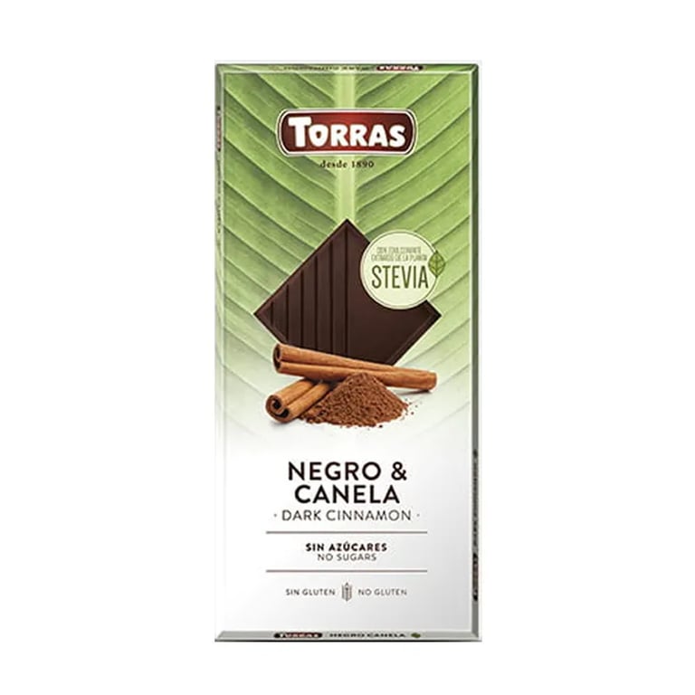 Chocolate Negro Con Canela Y Stevia