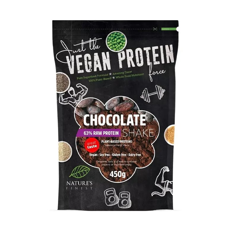 Vegan Protein 63% Con Stevia Chocolate Shake