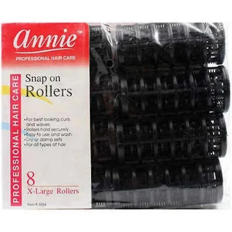 Annie Rulos Extra Grandes Negro
