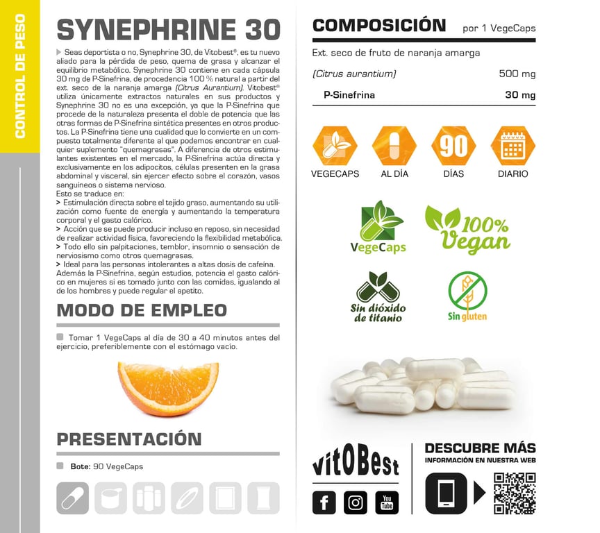 SYNEPHRINE 90 VCaps von Vitobest