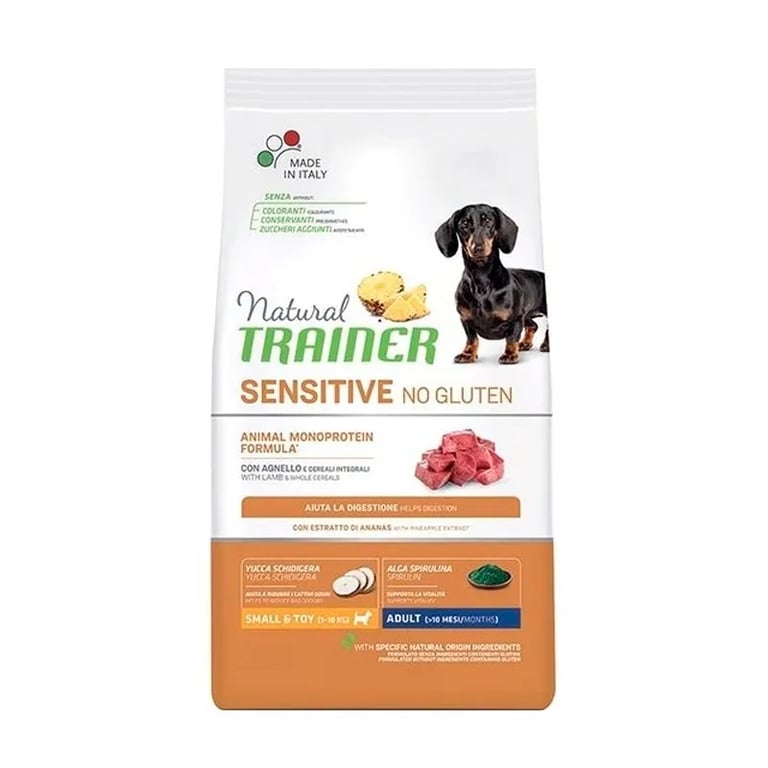 Natural Sensitive No Gluten Perro Adult Small-Toy Cordero
