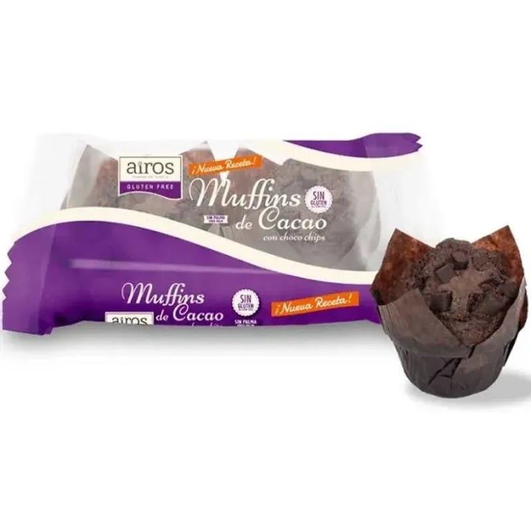 Muffins De Cacao Sin Gluten