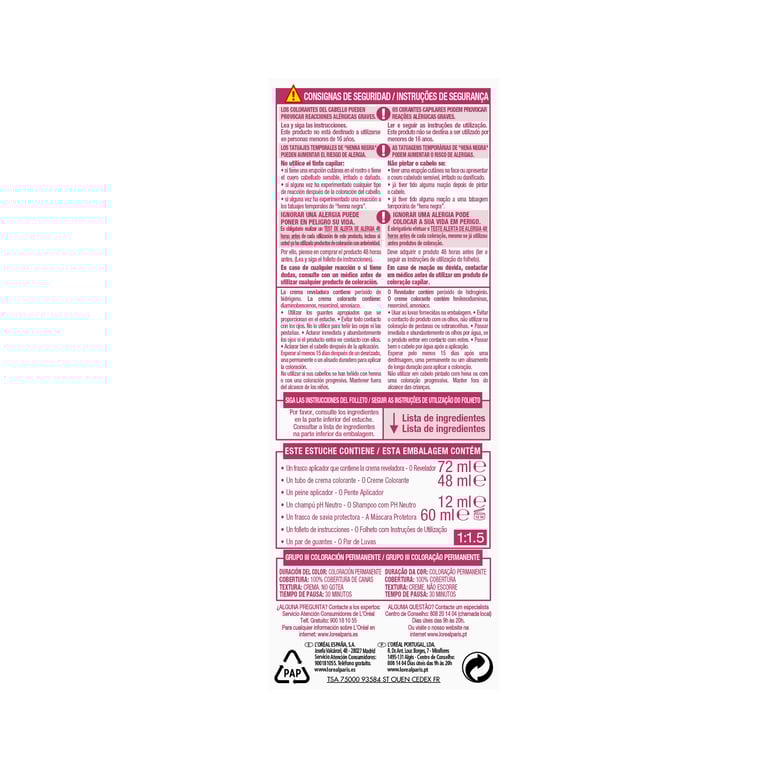 Excellence Creme Tönung #4.15 Dunkelbraun von L'Oreal Expert Professionnel