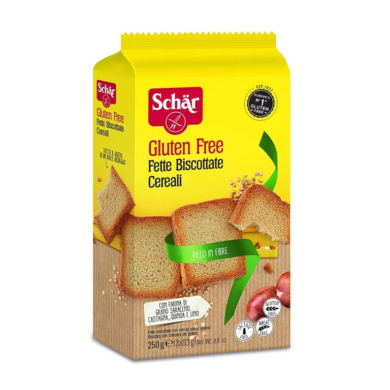 FETTE BISCOTTATE CEREAL PAN TOSTADO SIN GLUTEN