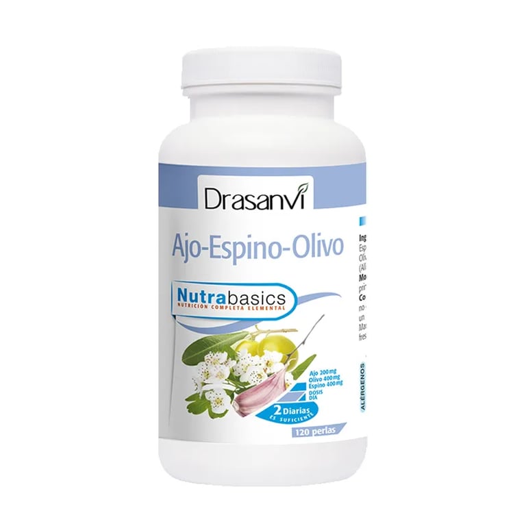 Alho Espinheiro Oliva 500 mg Nutrabasics