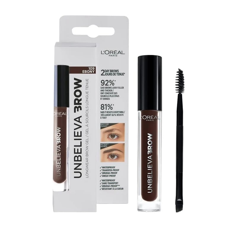 UNBELIEVA BROW gel #109-ebony da L'Oreal Make Up